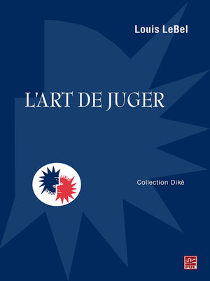 cover image of L'art de juger